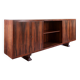 Large rosewood sideboard, 2 doors and central niche.