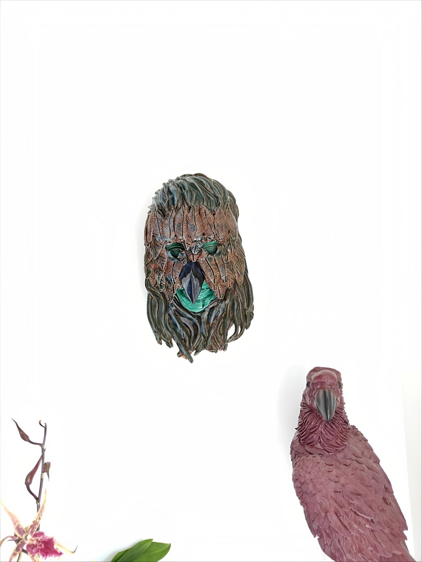 Terracotta wall mask