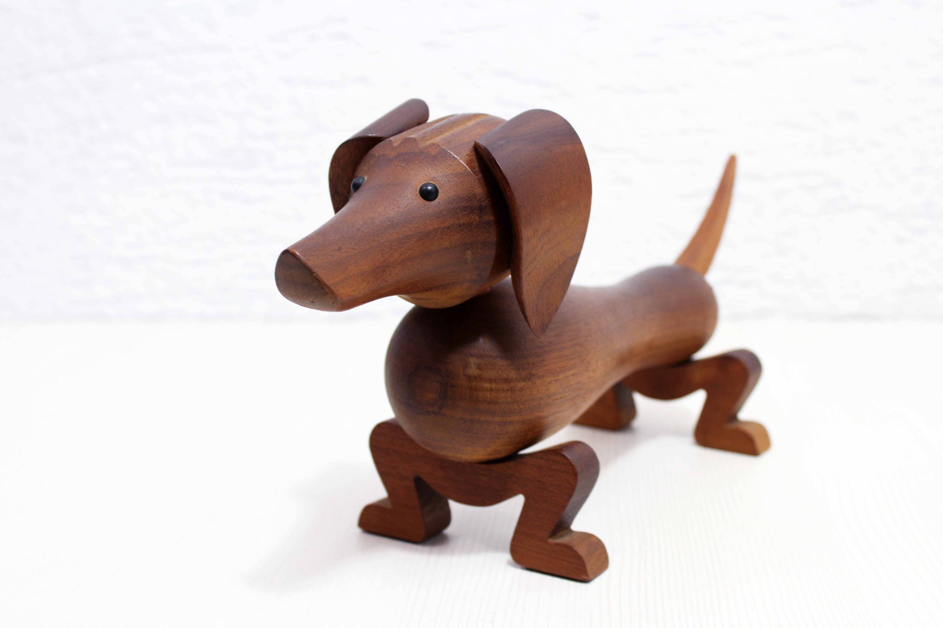 Dachshund by Kay Bojesen in teak 1950