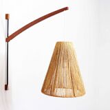 Scandinavian teak and rope stem