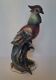 Large rooster sculpture in Capodimonte porcelain.