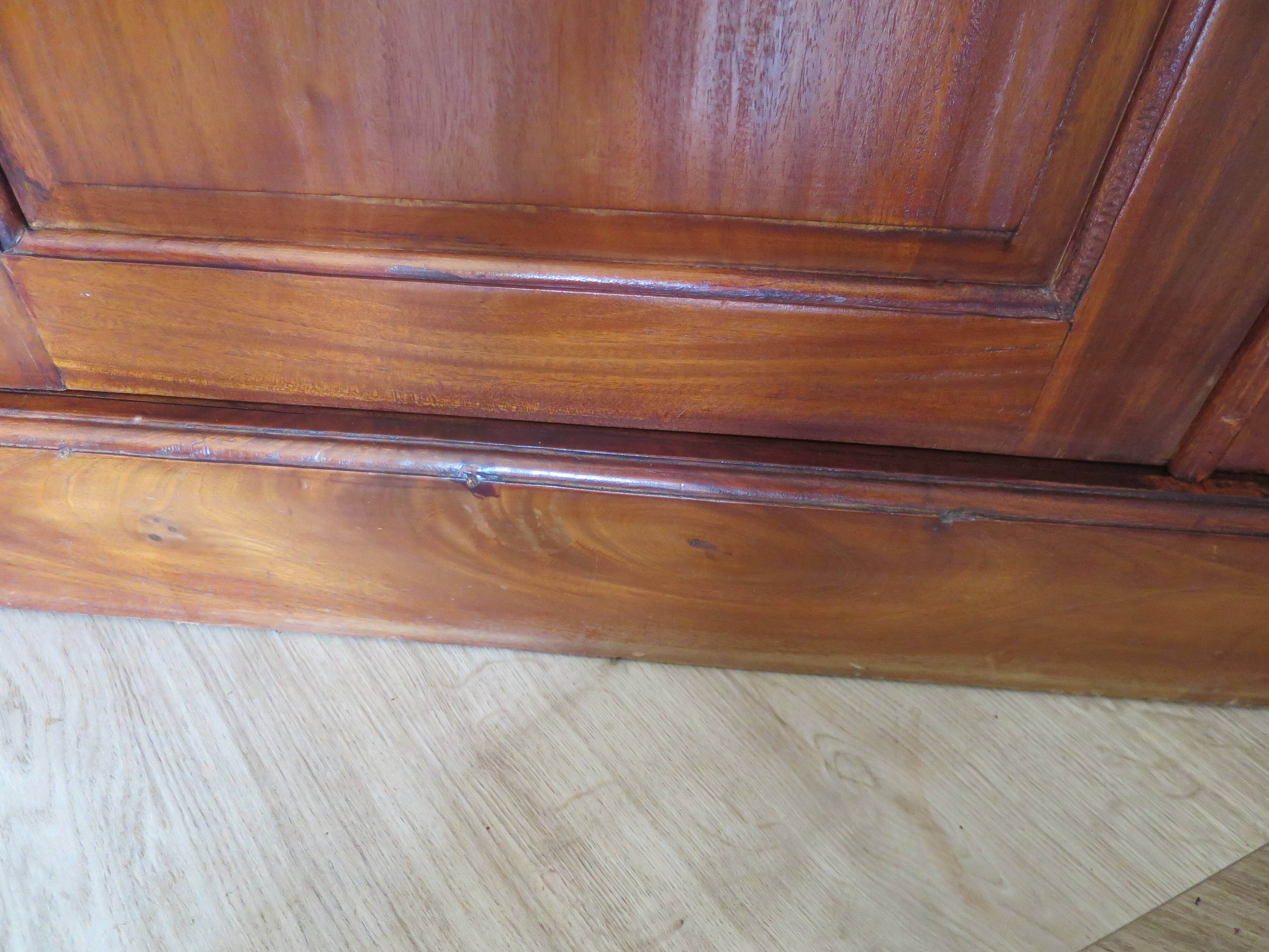 Rare mahogany buffet 2 doors-2 drawers - English style - Sideboard -Kareen Mausfield