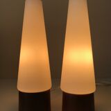 Pair of Philips teak lamps 60s
