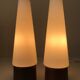 Pair of Philips teak lamps 60s