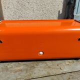 vintage orange bread hutch 70s