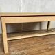 Table bistrot table de ferme en chêne massif sablé Longueur 210 cm - Largeur 106 cm - Hauteur 78 cm