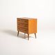 Swedish Birch Chest of Drawers, 1950s