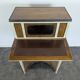 Lady Bonheur's desk, cerused and neo-rustic with highlights.
