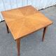 Extendable Scandinavian table from the 1950s – light wood