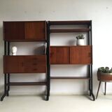 Modular wall unit by Simpla-Lux s 1960