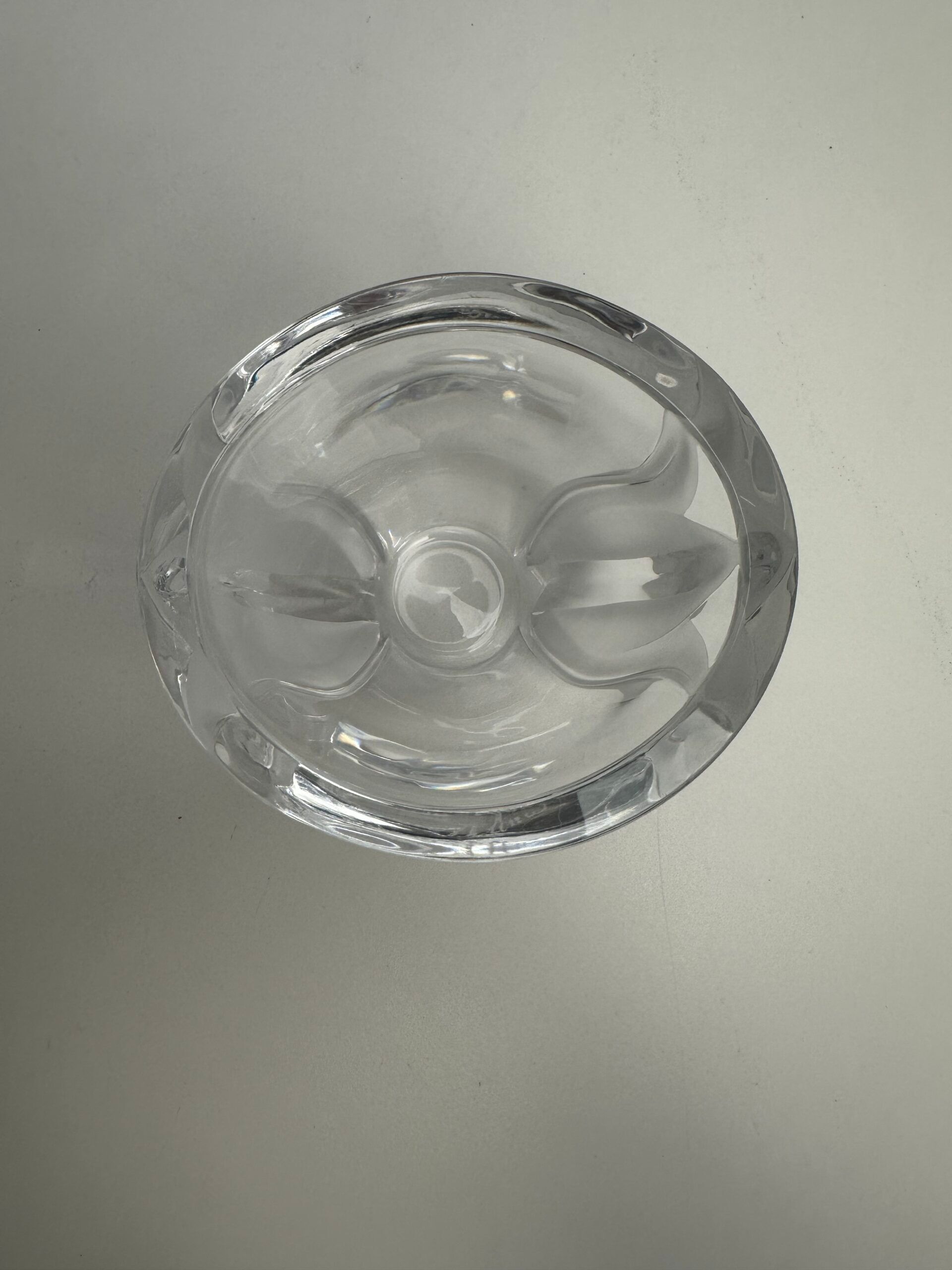 Lalique Vase Two Tulips