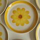 Set of 10 Flat Plates Sarreguemines Model Roseline