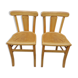 paire de chaises de bistrot