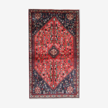 Tapis persan rouge fait à la main  103x158cm