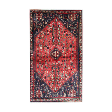 Tapis persan rouge fait à la main  103x158cm