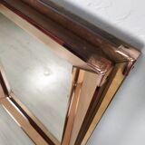 Pink art deco mirror