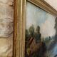 Farm landscape scene painting