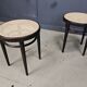 Pair of Thonet 214RH stools, 1980s