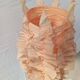 Large Jannalights draped fabric lamp from the 70s