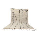 Handmade traditional pure natural wool rug size 200 x 300 cm