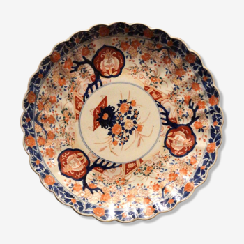 Plat en porcelaine Imari XIXe