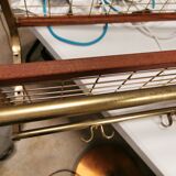 Vintage hat rack, wall-mounted clothes rack, produced in Sweden in the 1960s by Isakssons Habo