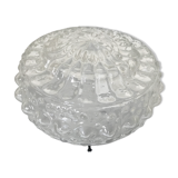 Glass ceiling light circa 1960