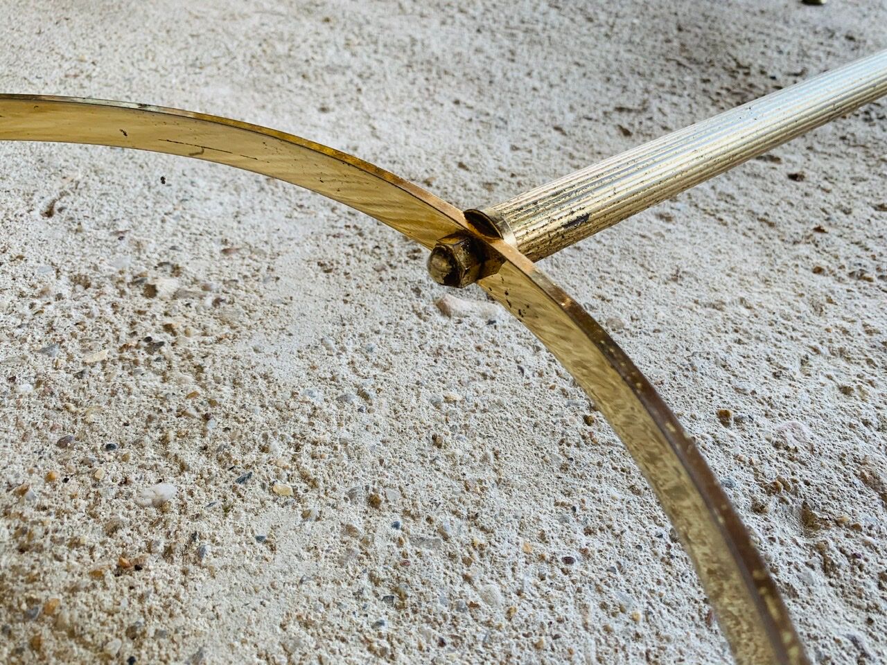 Vintage coffee table in marble and onyx circa 60/70