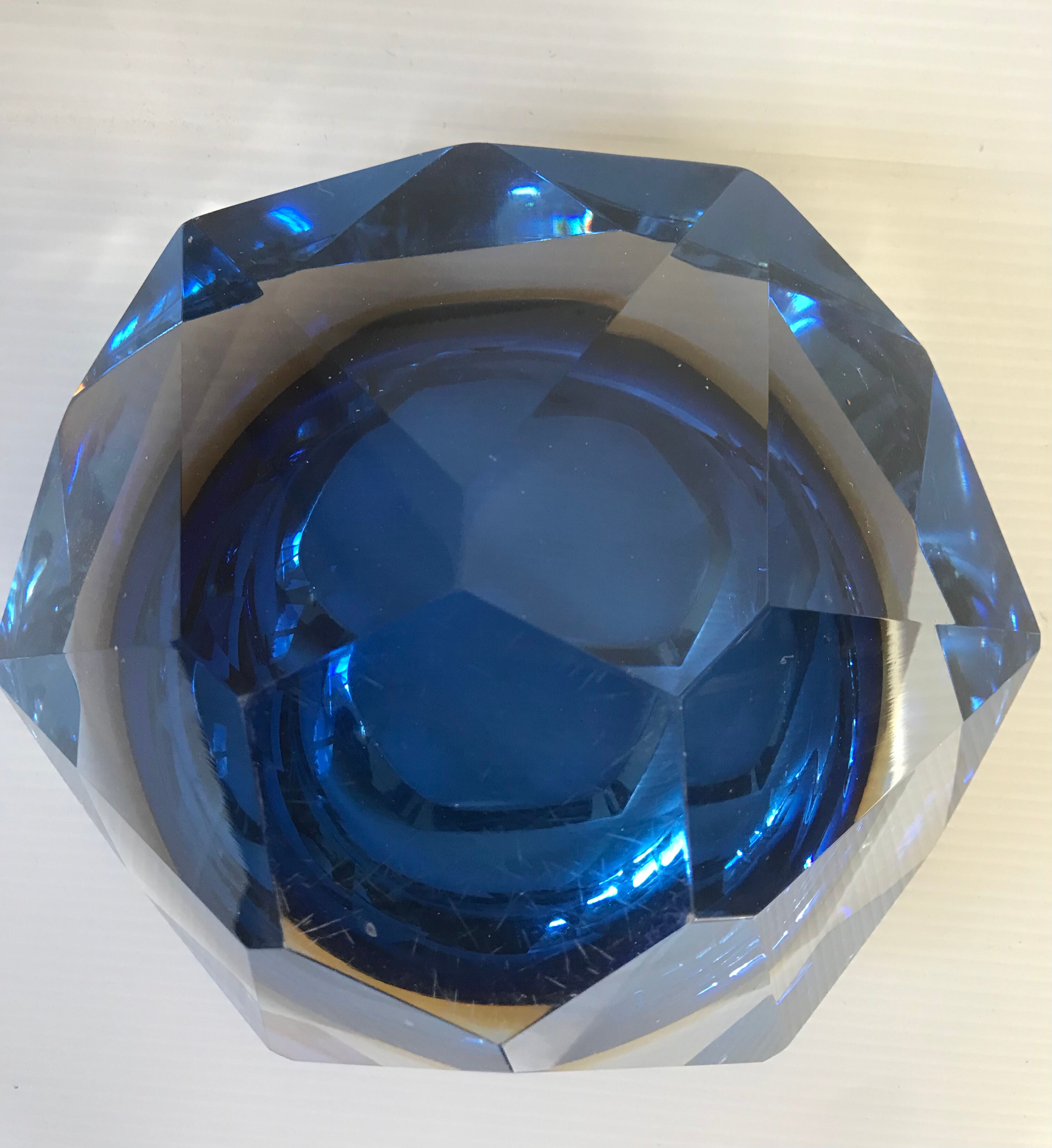 Ashtray « diamond « Murano