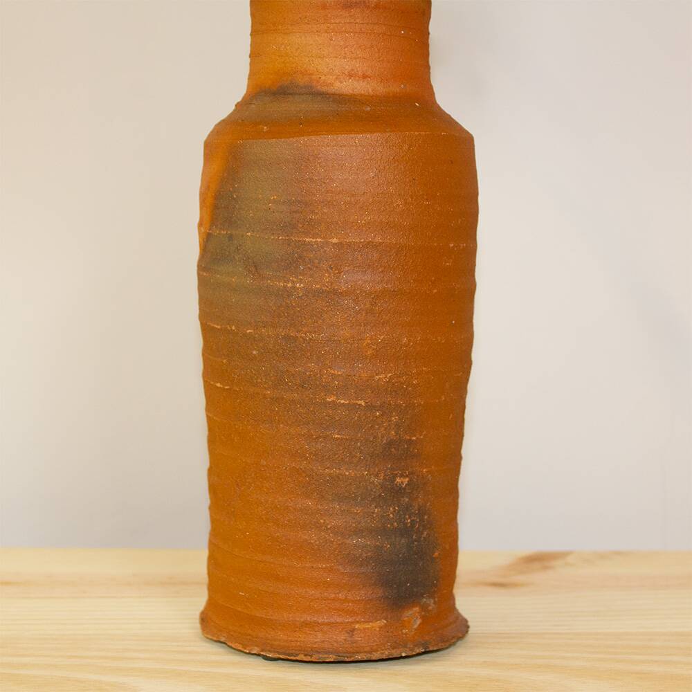 Antique terracotta base table lamp