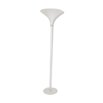 Lampadaire en plexi blanc par Harco Loor, Pays-Bas