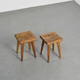 Stools by Christian Durupt, Meribel circa 1960
