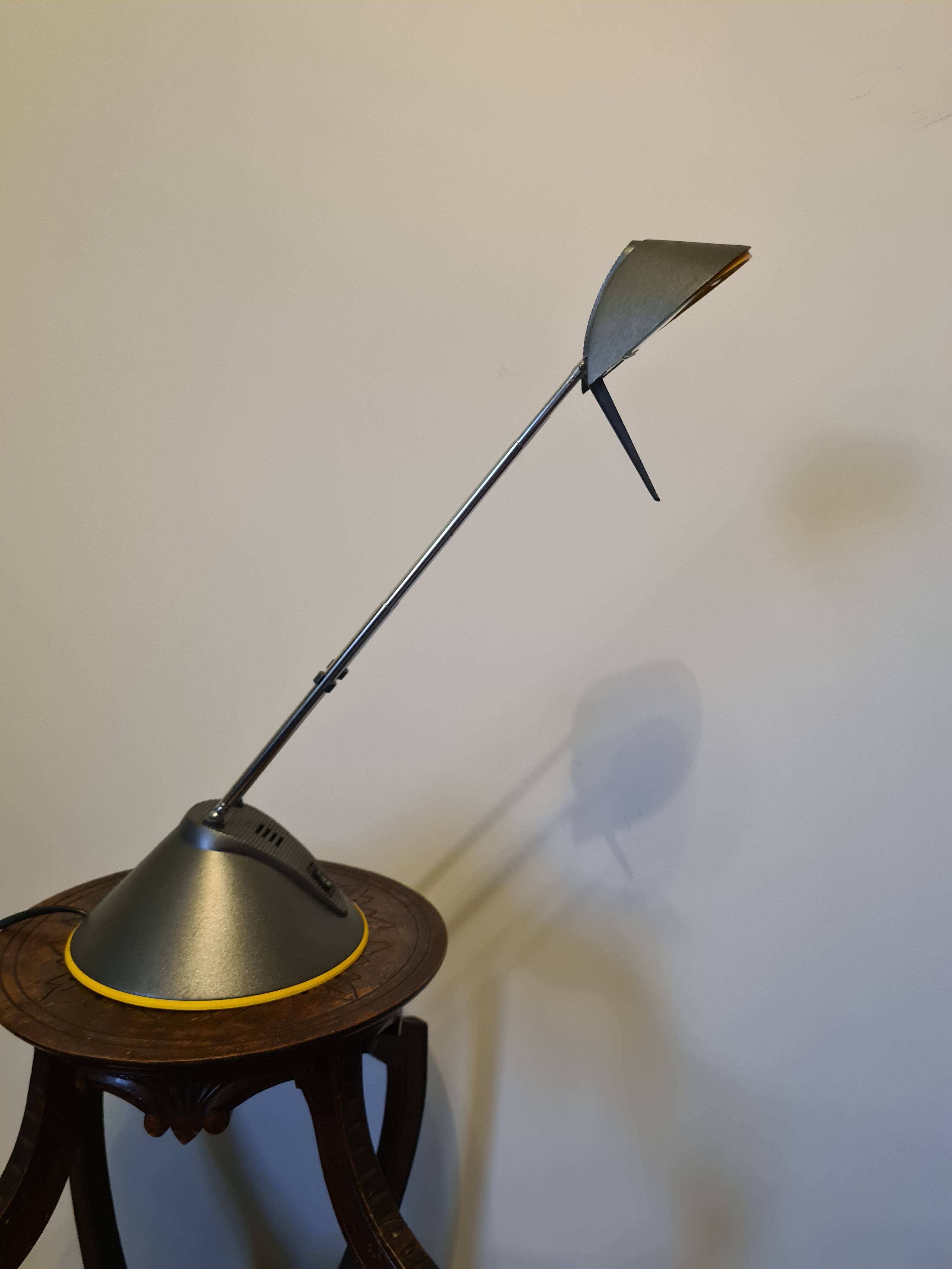 Massive design lamp – adjustable height 34 to 60 cm – vintage lighting