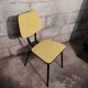 Chaise en formica jaune 1960