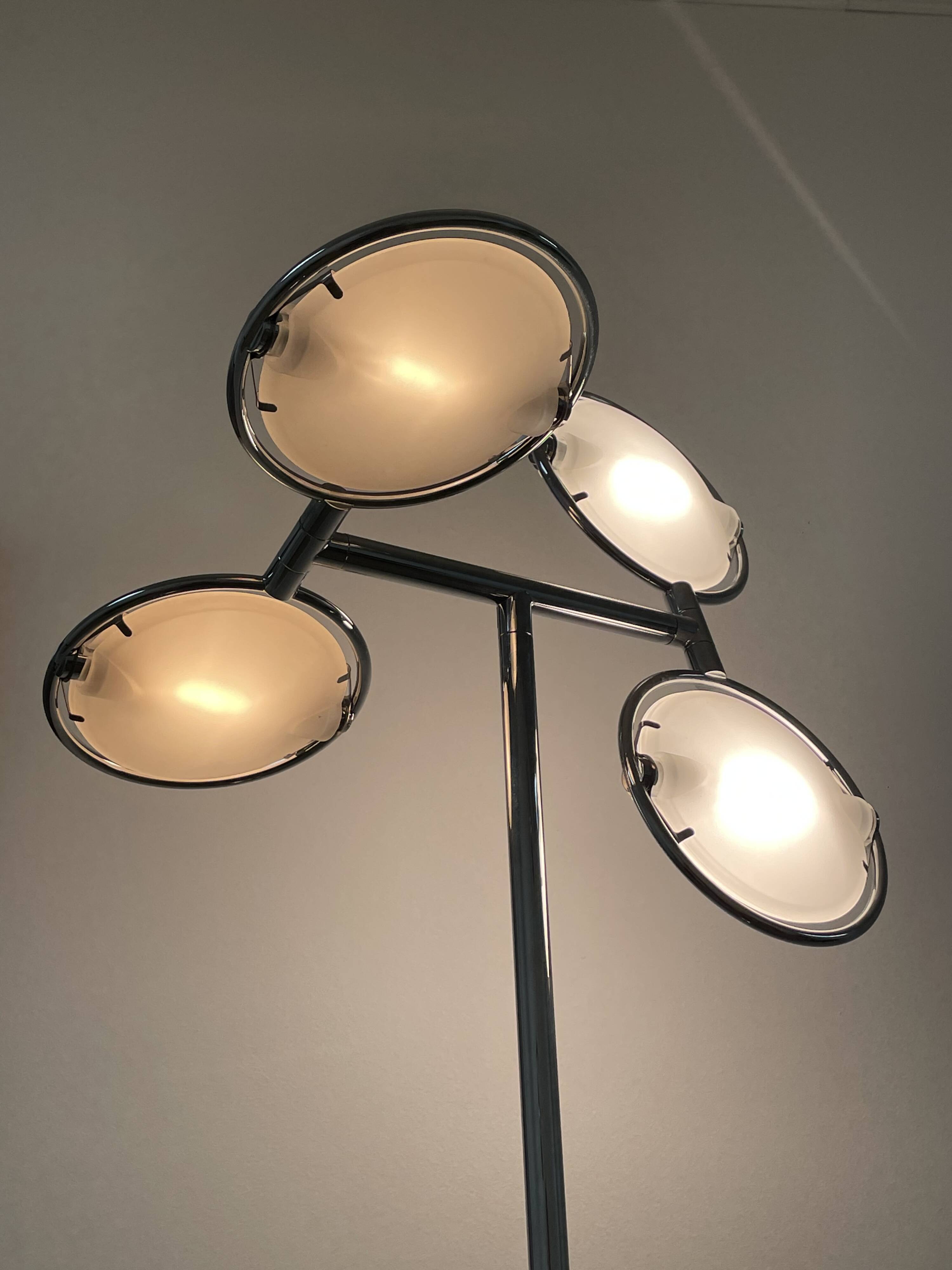 Nobi 4 model floor lamp by FontanaArte, 1990s