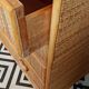 Commode rotin années 70-80