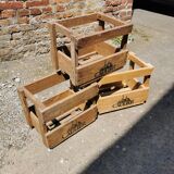 Wooden crate brasserie caulier