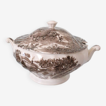 Tureen, hayride service, ridgway, vintage