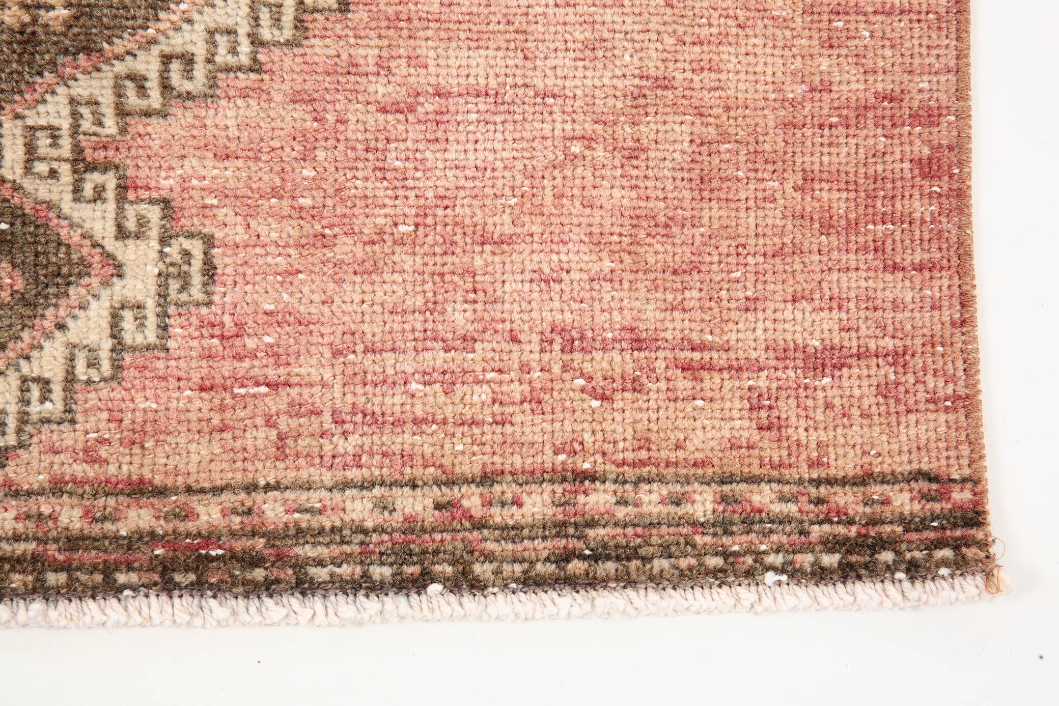 3x13 Vintage Red & Brown Classic Persian Runner Rug, 92x408Cm