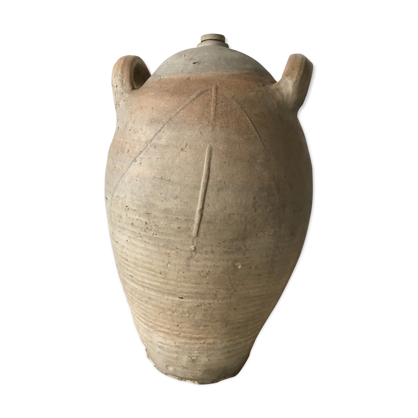 Ancient terracotta jar