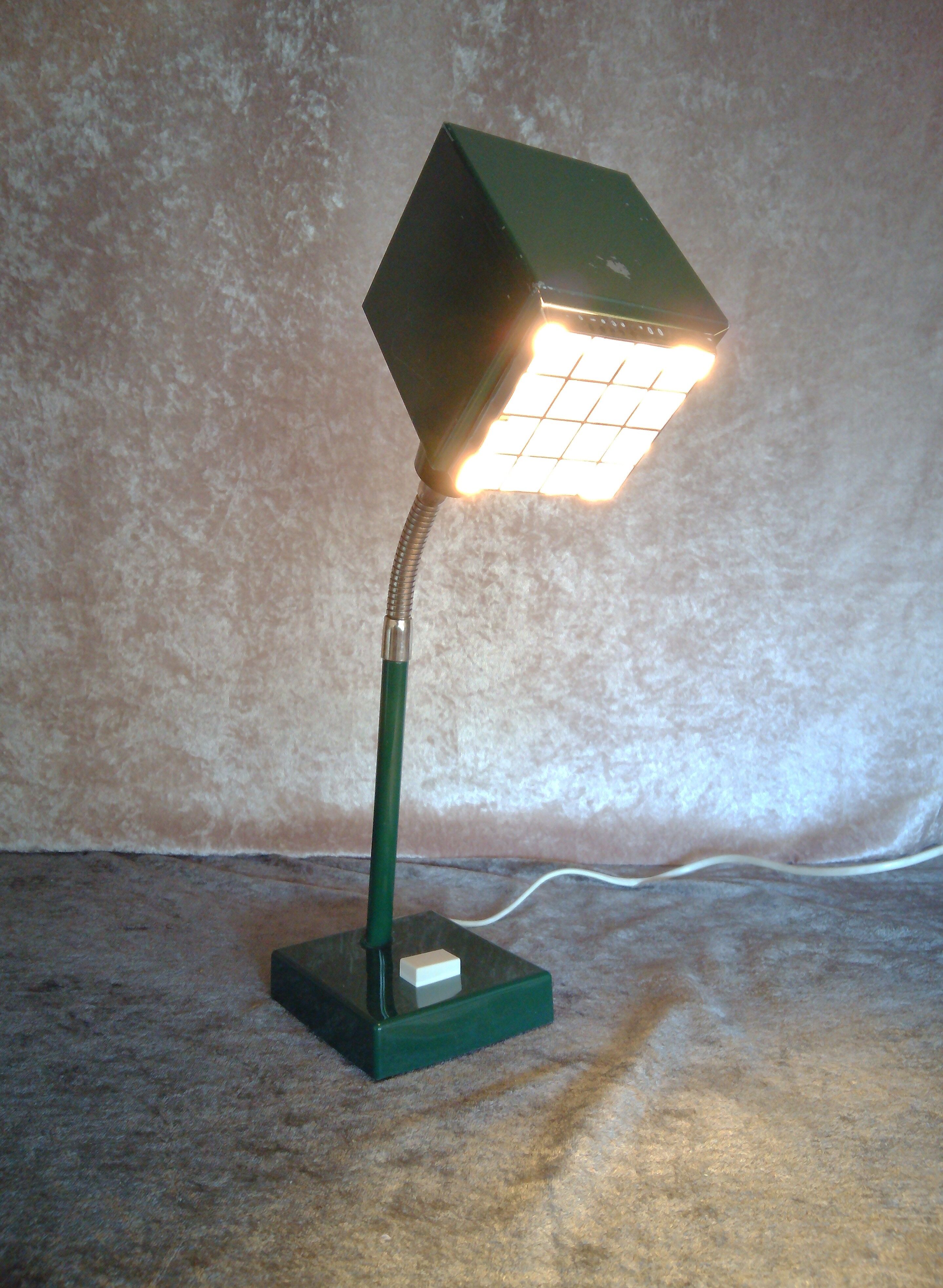 Kuben desklamp by Hans-Agne Jakobsson for Elidus. Sweden, 1970