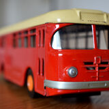 2th century painted sheet metal bus