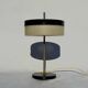 Kamenický Šenov table lamp with cylindrical shade, Czechoslovakia, 1970s