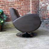 Chocolate leather design chair