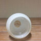 White glass suspension globe
