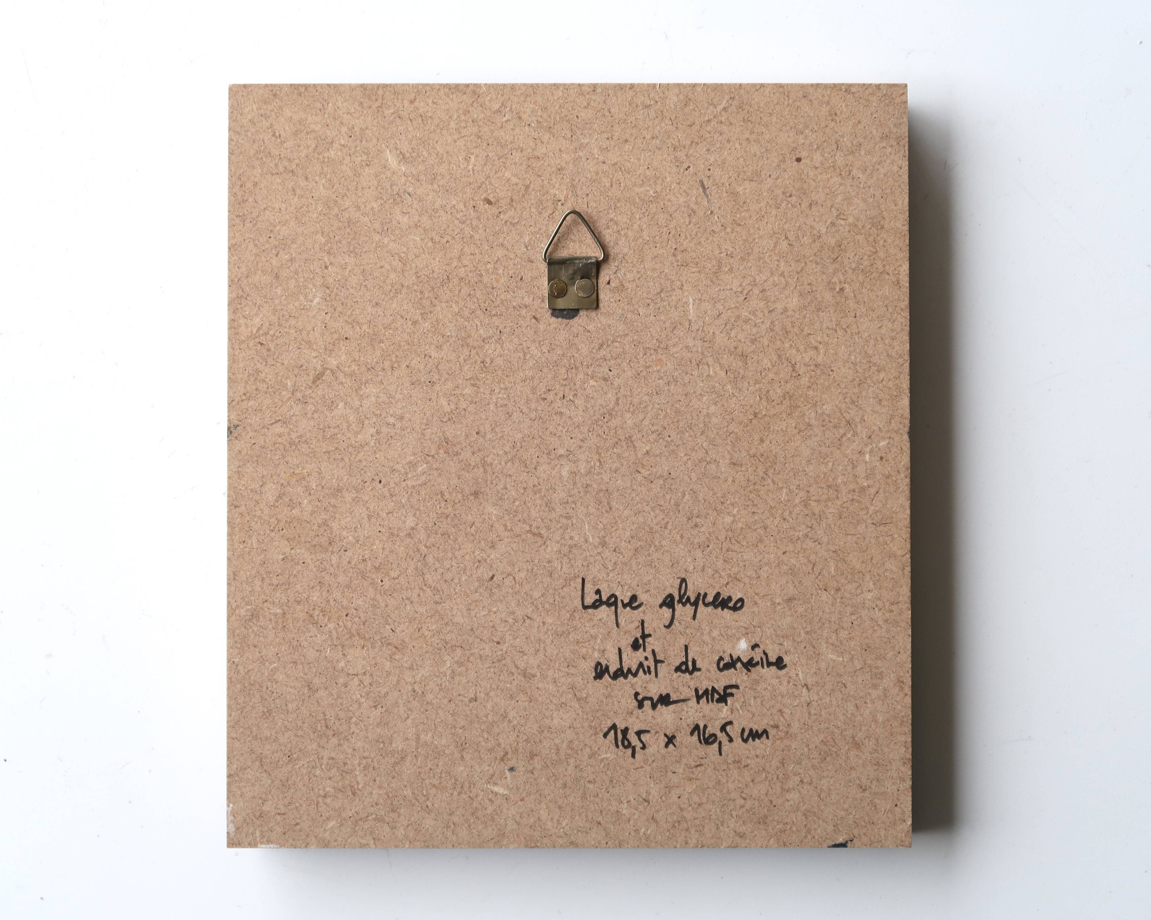 Painting, textured black painting by Vincent Dufresne, 2013