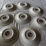 Gien dessert plate with harvest decorations