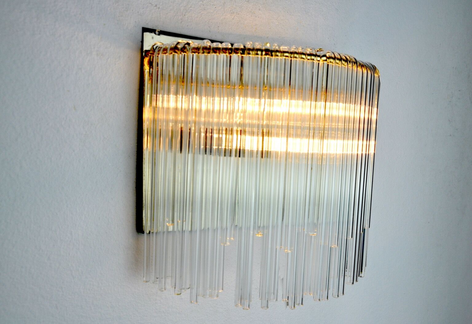 Venini wall lamp, Murano glass, Italy, 1970