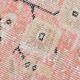 6x9 Turkish Soft Pink Bordered Vintage Rug, 191x282Cm
