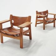 Vintage Danish Chairs by Børge Mogensen for Fredericia, 1970s, Set of 2